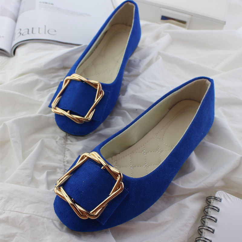 Large Size Student Fairy Style All-matching Flat Shoes Pregnant Women's Gommino