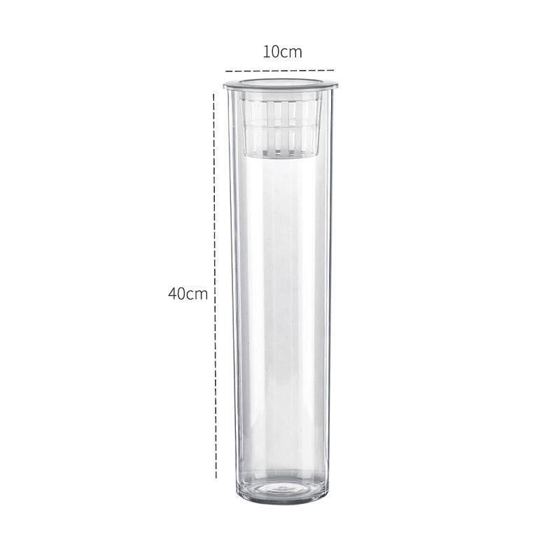 Living Room Micro Landscape Desktop Ecological Pot Transparent Plastic Creative Decoration Fish Tank