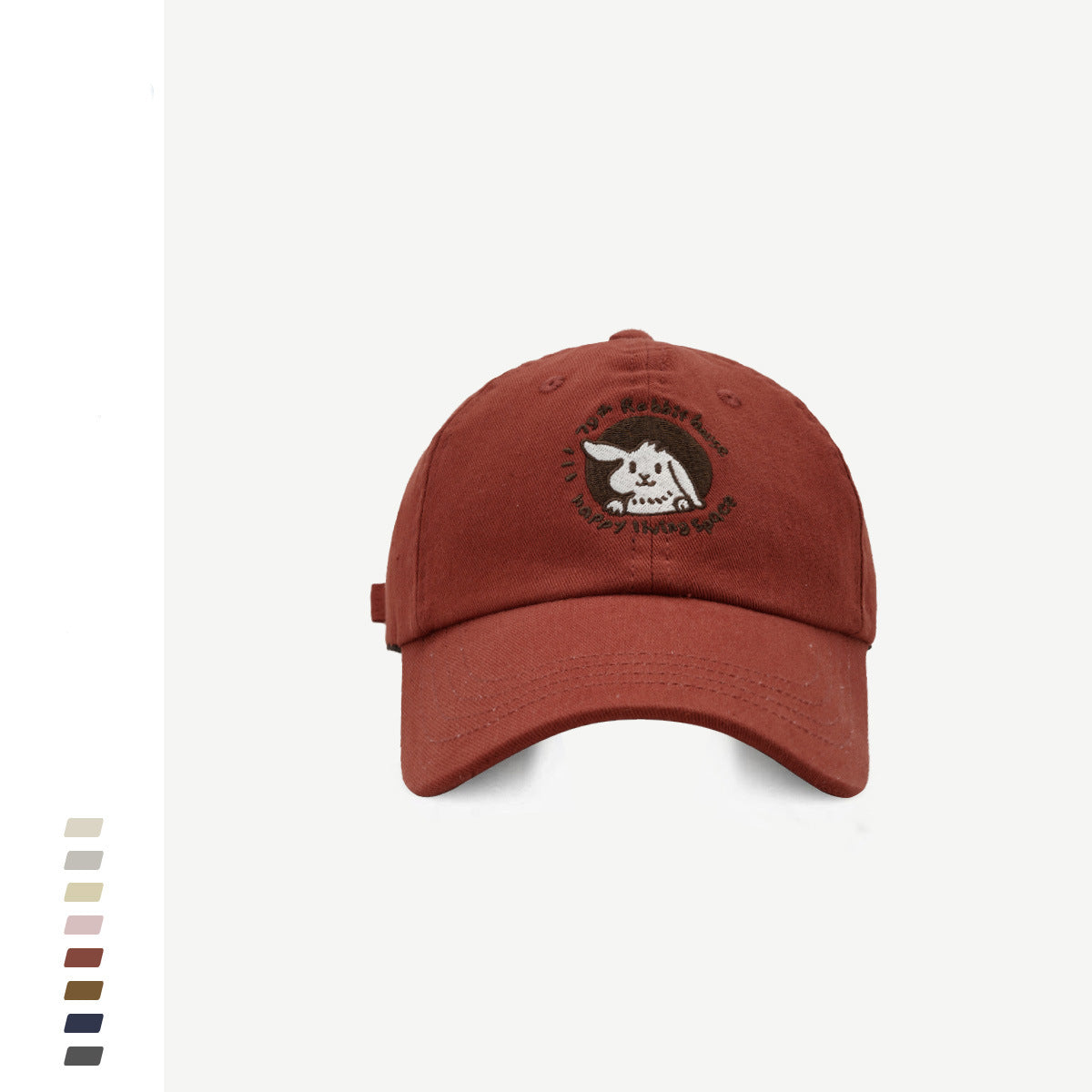 Hat Female Sweet Cute Rabbit Embroidered Baseball Cap