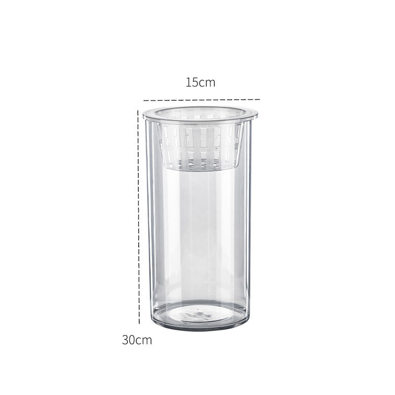 Living Room Micro Landscape Desktop Ecological Pot Transparent Plastic Creative Decoration Fish Tank