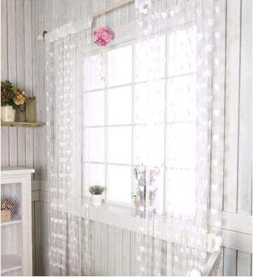 Modern Simple Polyester Love String Bead Curtain, 1x2m, Multiple Colors