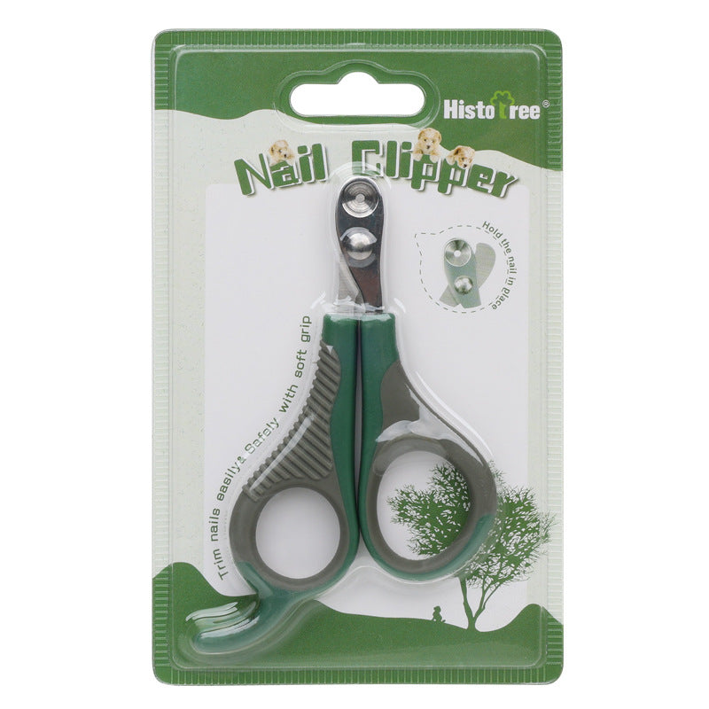 Household Portable Plastic Round Hole Pet Nail Clipper