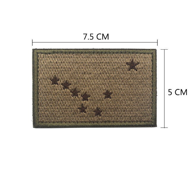 Louisiana Montana Minnesota Velcro Epaulet – Embroidered Cloth Stickers