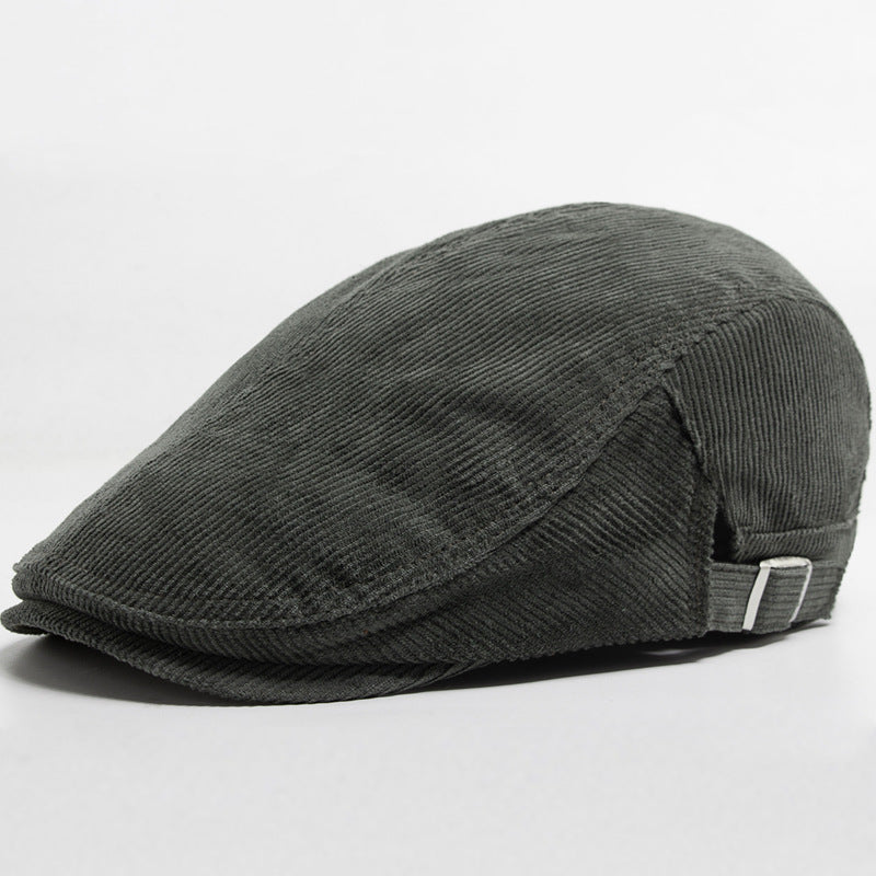 Autumn and Winter Corduroy Hat Set