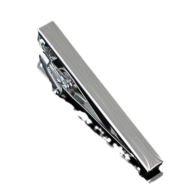 Men's Silver Short Tie Clip