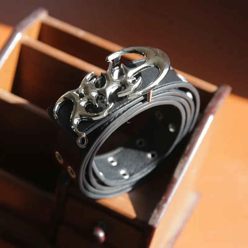 Men's Korean Style Hollow Punk Belt