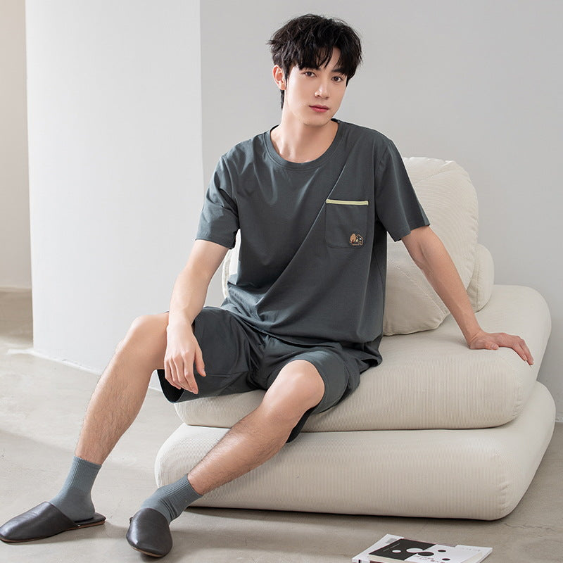 Boys Cotton Pajamas – New Casual Homewear Two-Piece Set