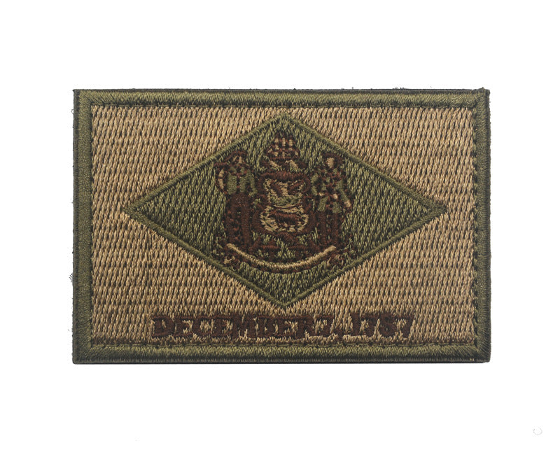 Louisiana Montana Minnesota Velcro Epaulet – Embroidered Cloth Stickers