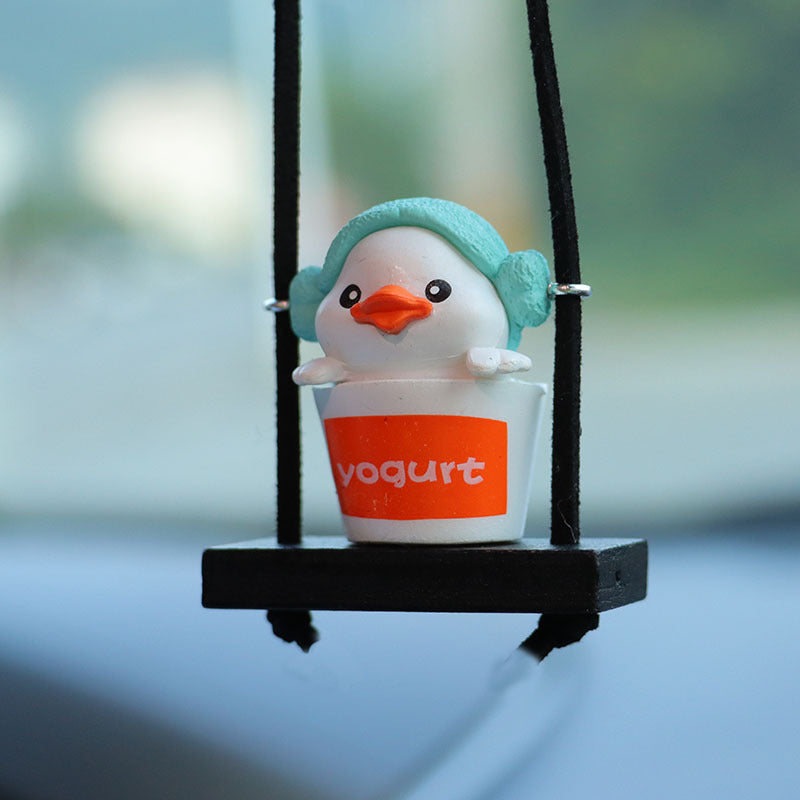 Duck Car Interior Decoration Cute Pendant