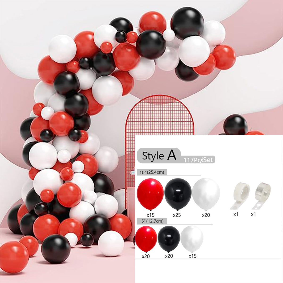 Party Balloon Layout Set Theme Decoration