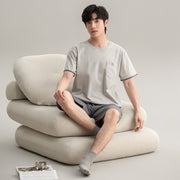 Boys Cotton Pajamas – New Casual Homewear Two-Piece Set