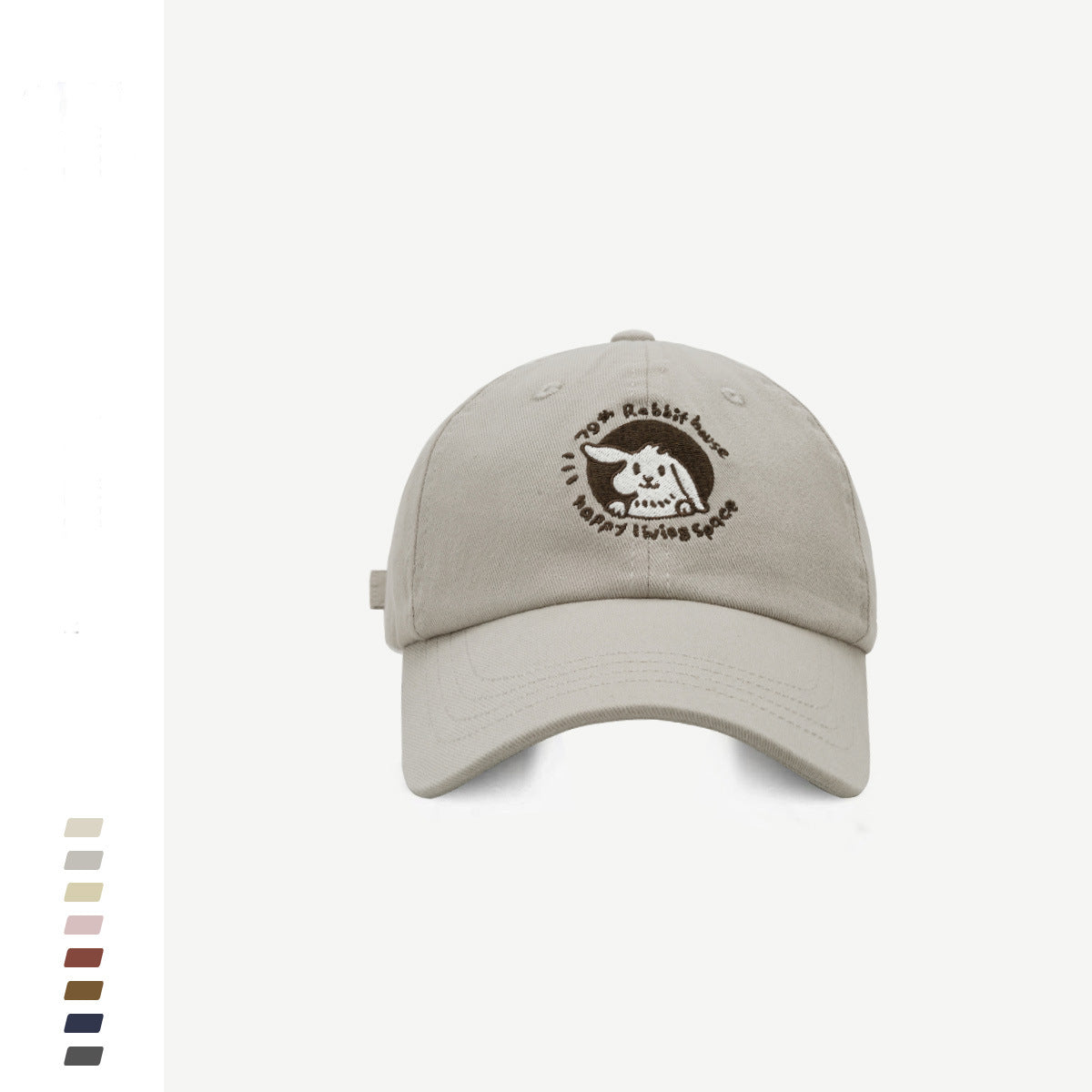 Hat Female Sweet Cute Rabbit Embroidered Baseball Cap
