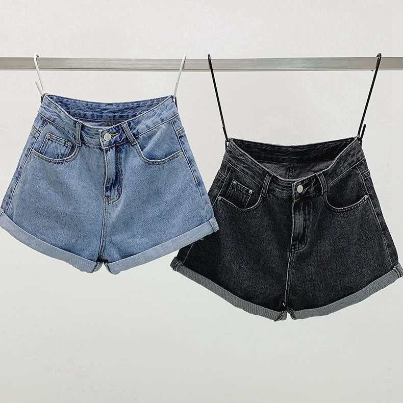 Denim Shorts for Women – Summer Cutoffs, Comfy Stretch, Casual Fit