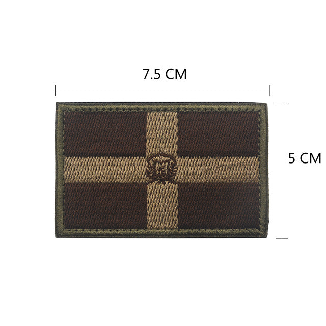 Louisiana Montana Minnesota Velcro Epaulet – Embroidered Cloth Stickers