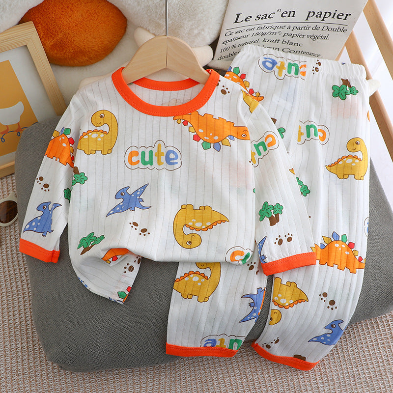 Children's Long-sleeved Trousers Homewear Suit