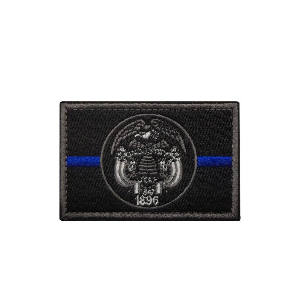 Louisiana Montana Minnesota Velcro Epaulet – Embroidered Cloth Stickers