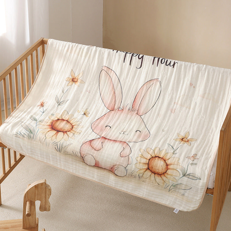 One-piece Cartoon Cotton Baby Blanket