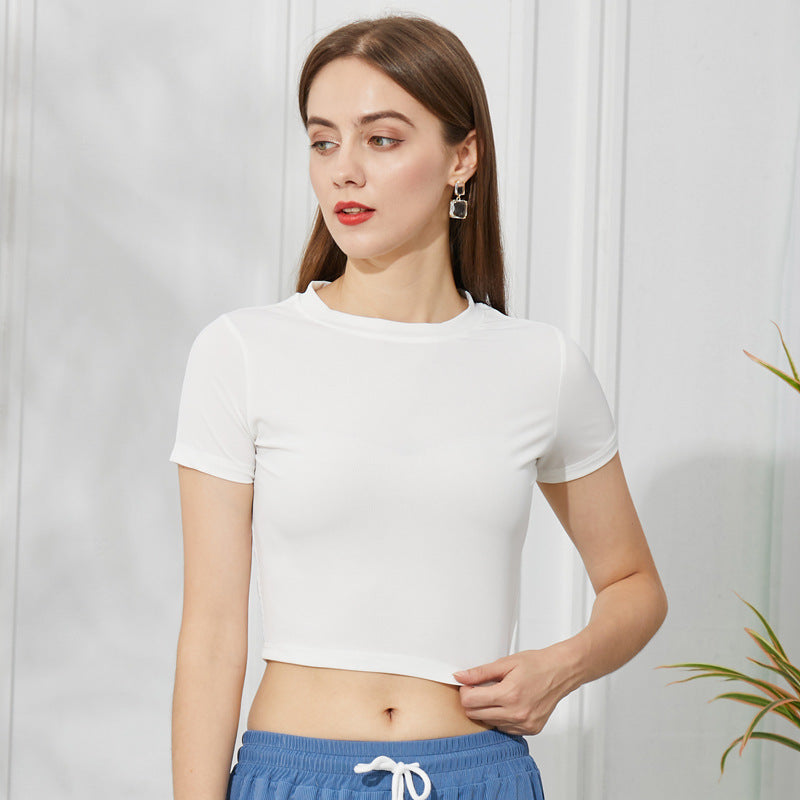 Fashion Summer Round Neck T-shirt For Women