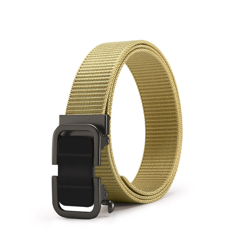 Men's Toothless Nylon Canvas Belt
