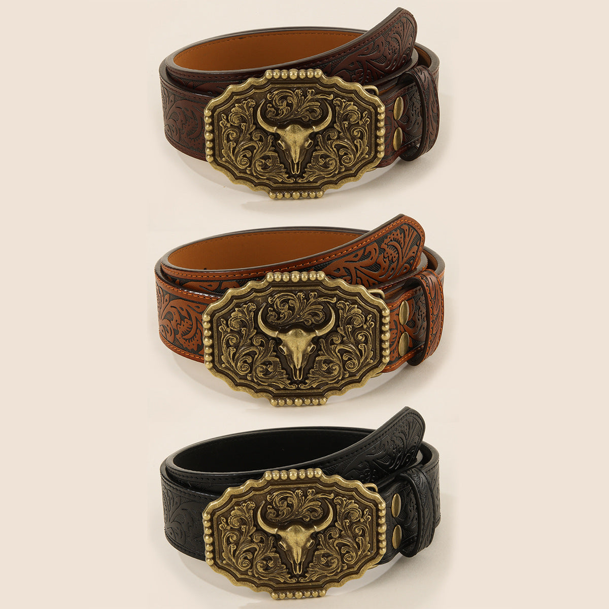 Western Denim Style Belt