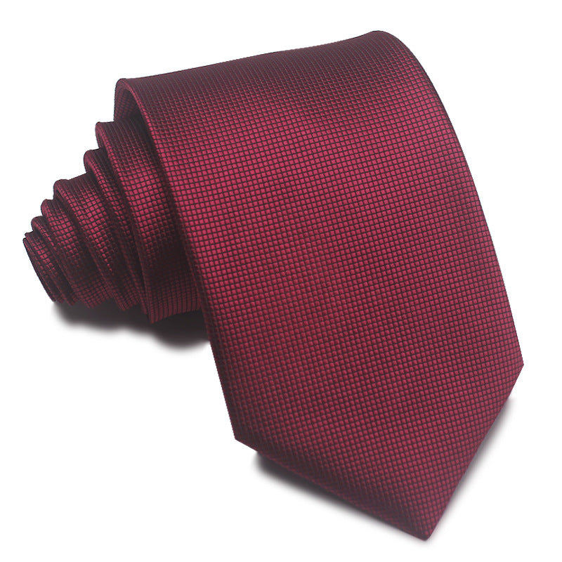 Men's 8cm Striped Polyester Jacquard Tie – Formal