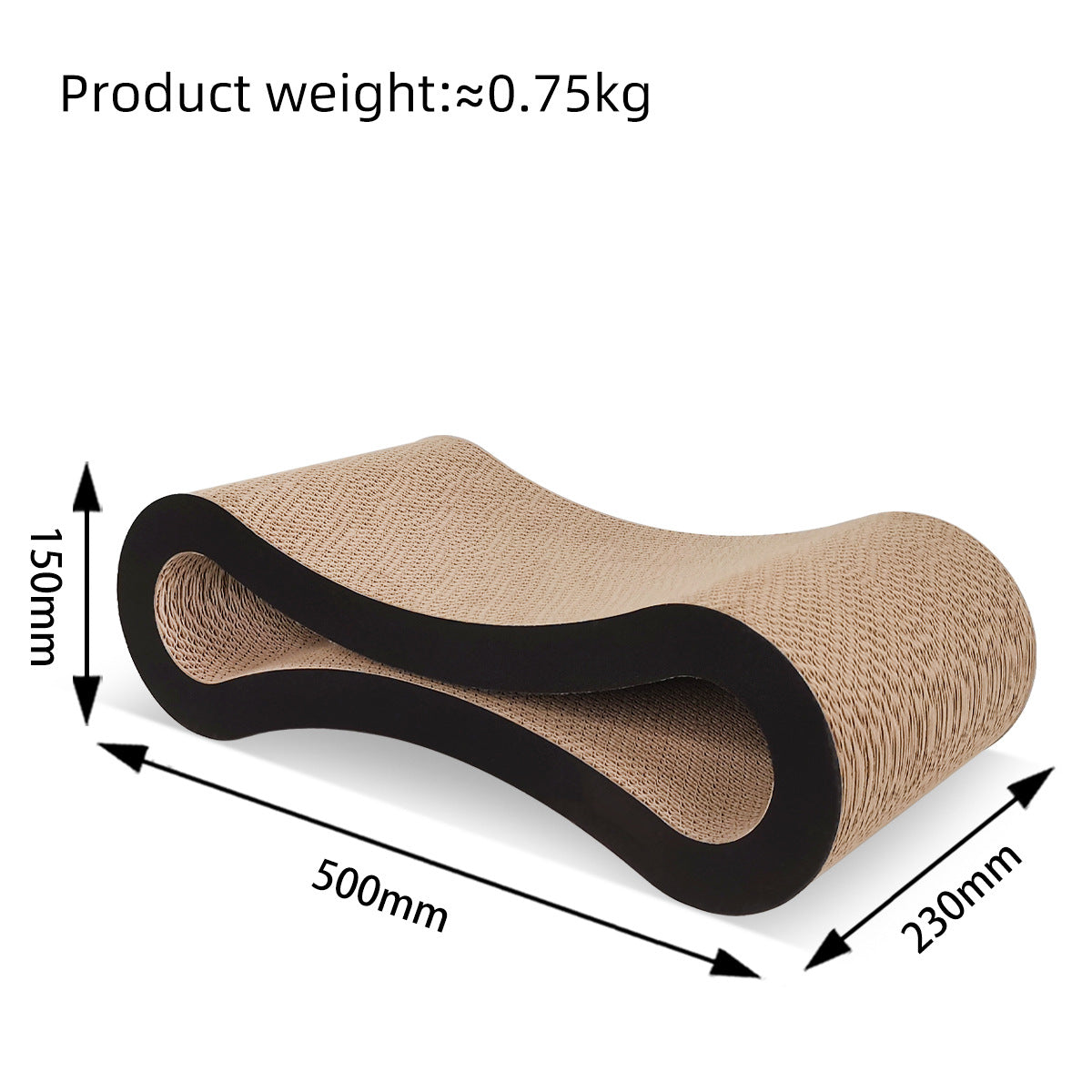 Eight-shaped Large Cat Toy Corrugated Paper