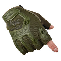 Army Green Seal Half Finger