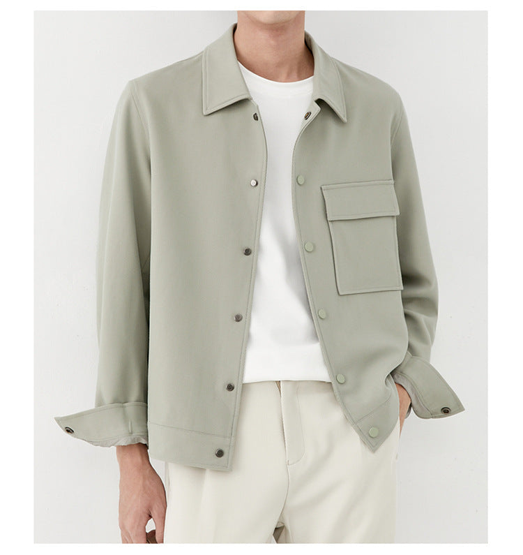 Polo Collar Jacket New Casual Korean Fashion Loose Blouson