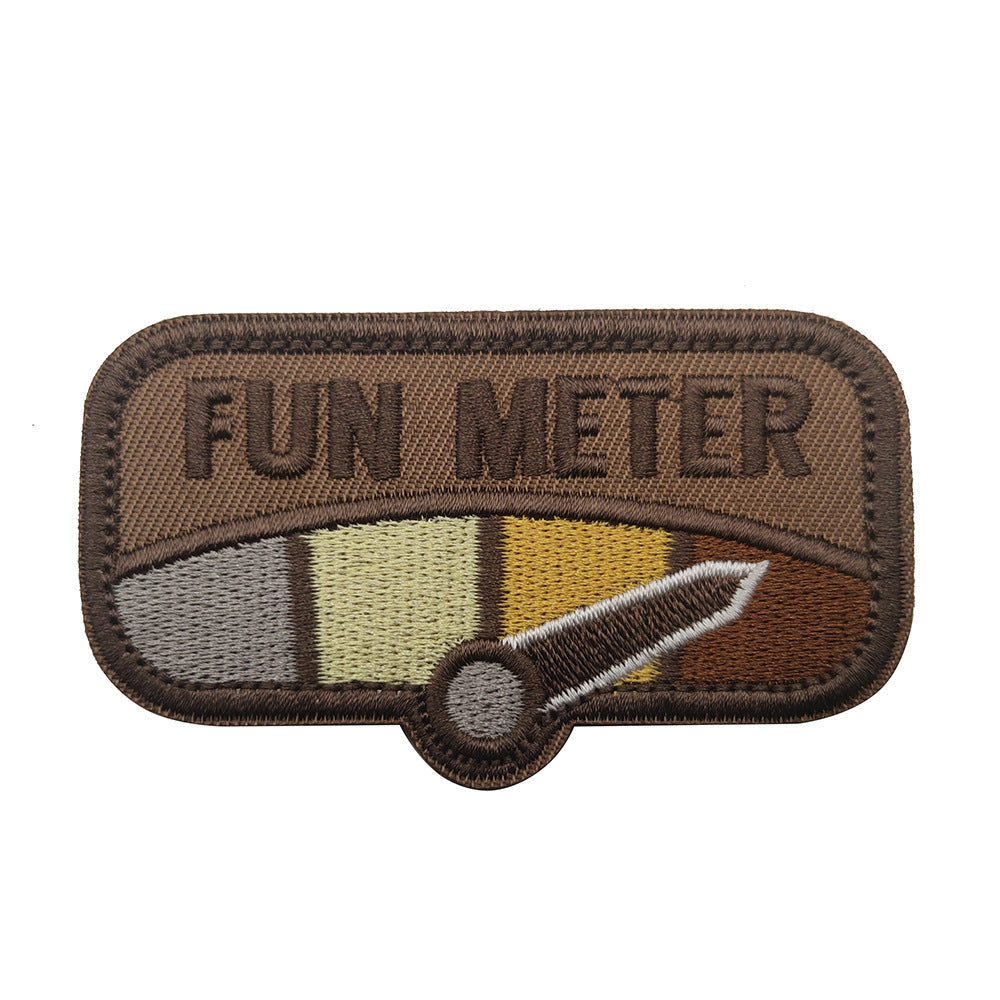 Fuel Gauge Personalized Patterns Armband – Velcro Patch for Clothing & Accessories