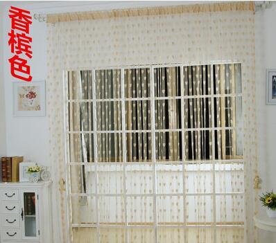 Modern Simple Polyester Love String Bead Curtain, 1x2m, Multiple Colors