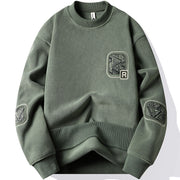 Warm Leisure Pullover Autumn And Winter New Double-sided Polar Fleece Sweater Men