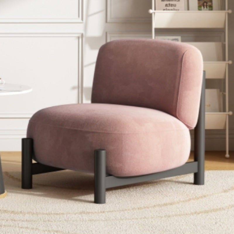 Living Room Single Sofa Fabric Lambswool Leisure Chair