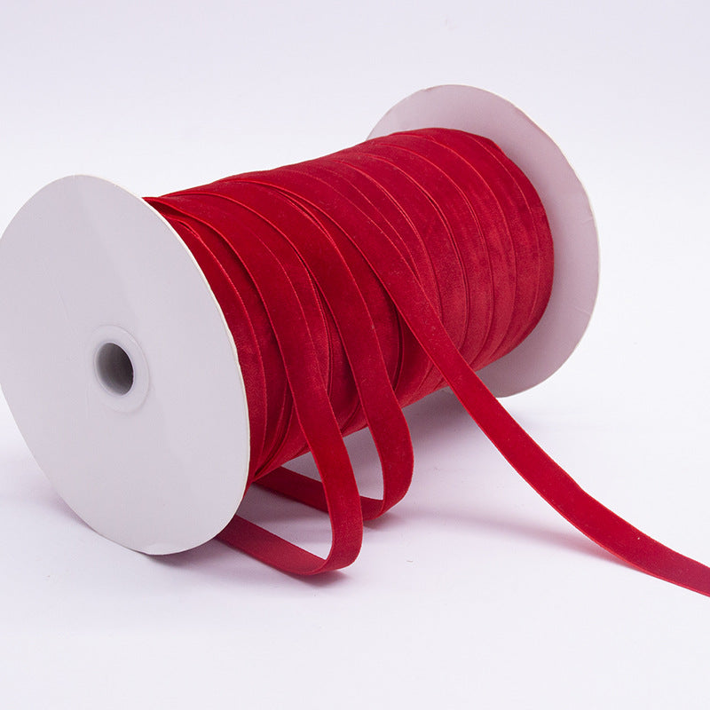 Household Portable Solid Color Velvet Ribbon – DIY Crafts & Gift Wrapping