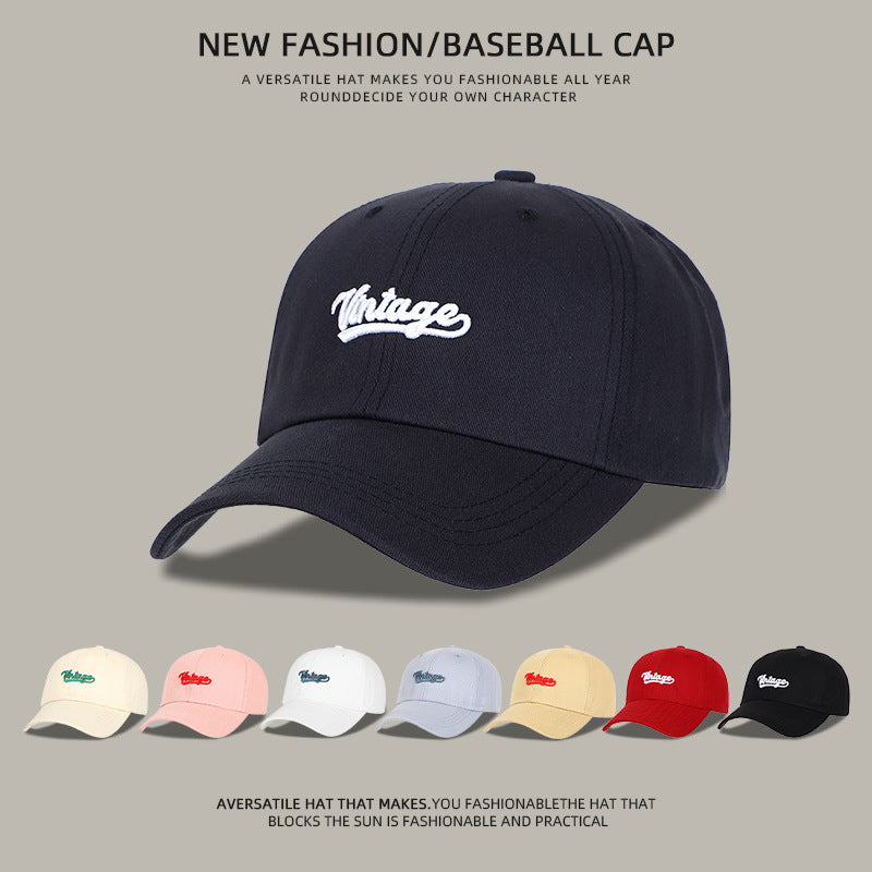 Women's Sun-proof Embroidered Baseball Cap