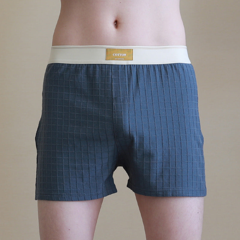 Loose Men's Underwear Solid Color