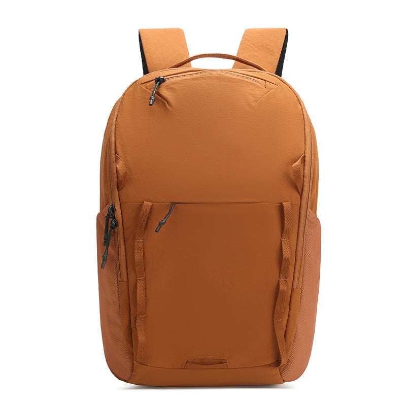 Unisex Leather Laptop Briefcase Solid Color Waterproof