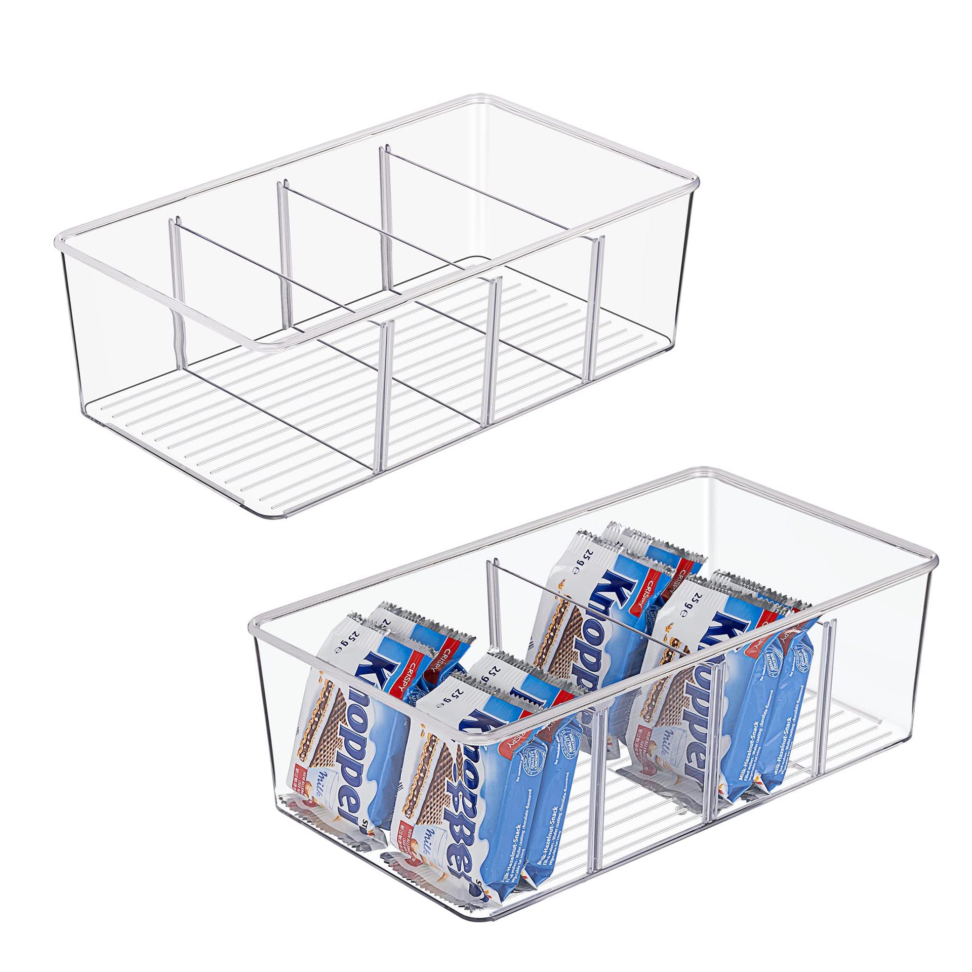 Transparent Student Desktop Compartment Cosmetics Storage Box