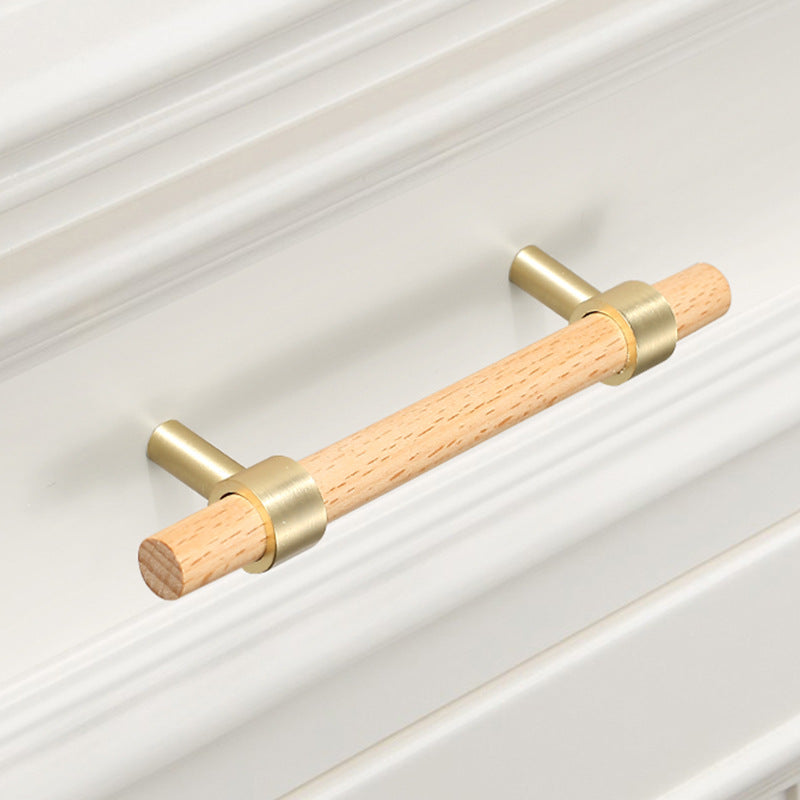 Solid Wood Handle Cabinet Door Log Wardrobe Drawer Wooden Door Handle