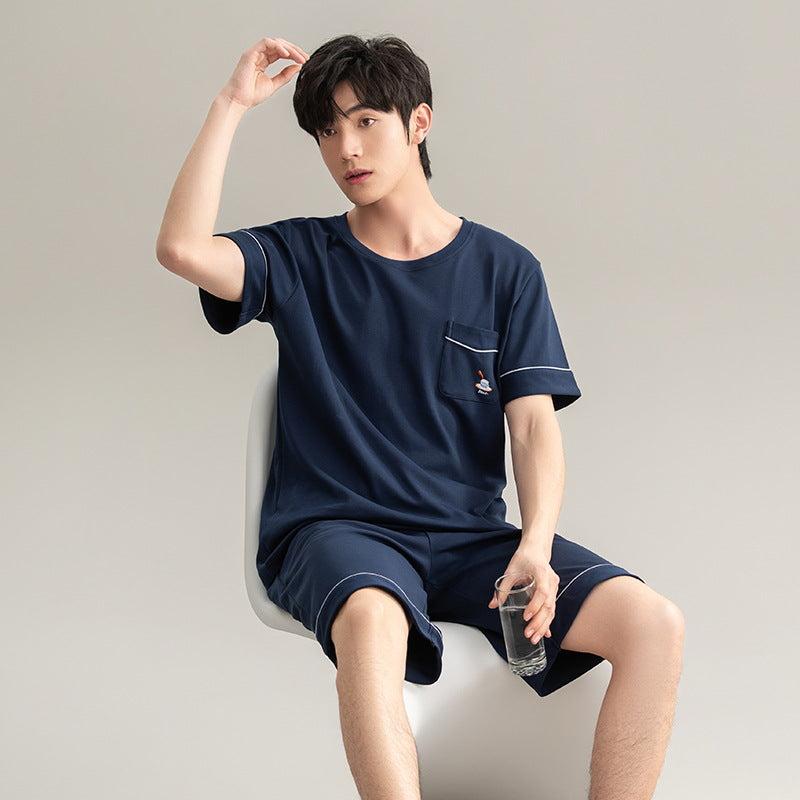 Boys Cotton Pajamas – New Casual Homewear Two-Piece Set