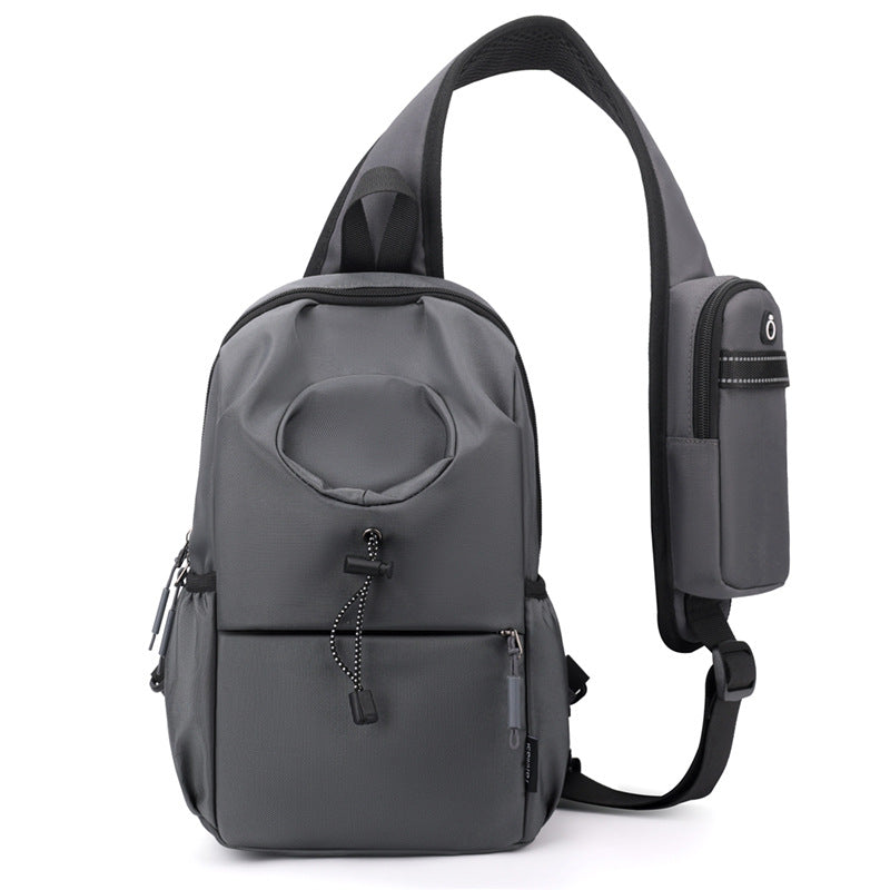 Oxford Cloth Kettle Bag Waterproof Shoulder Chest Bag