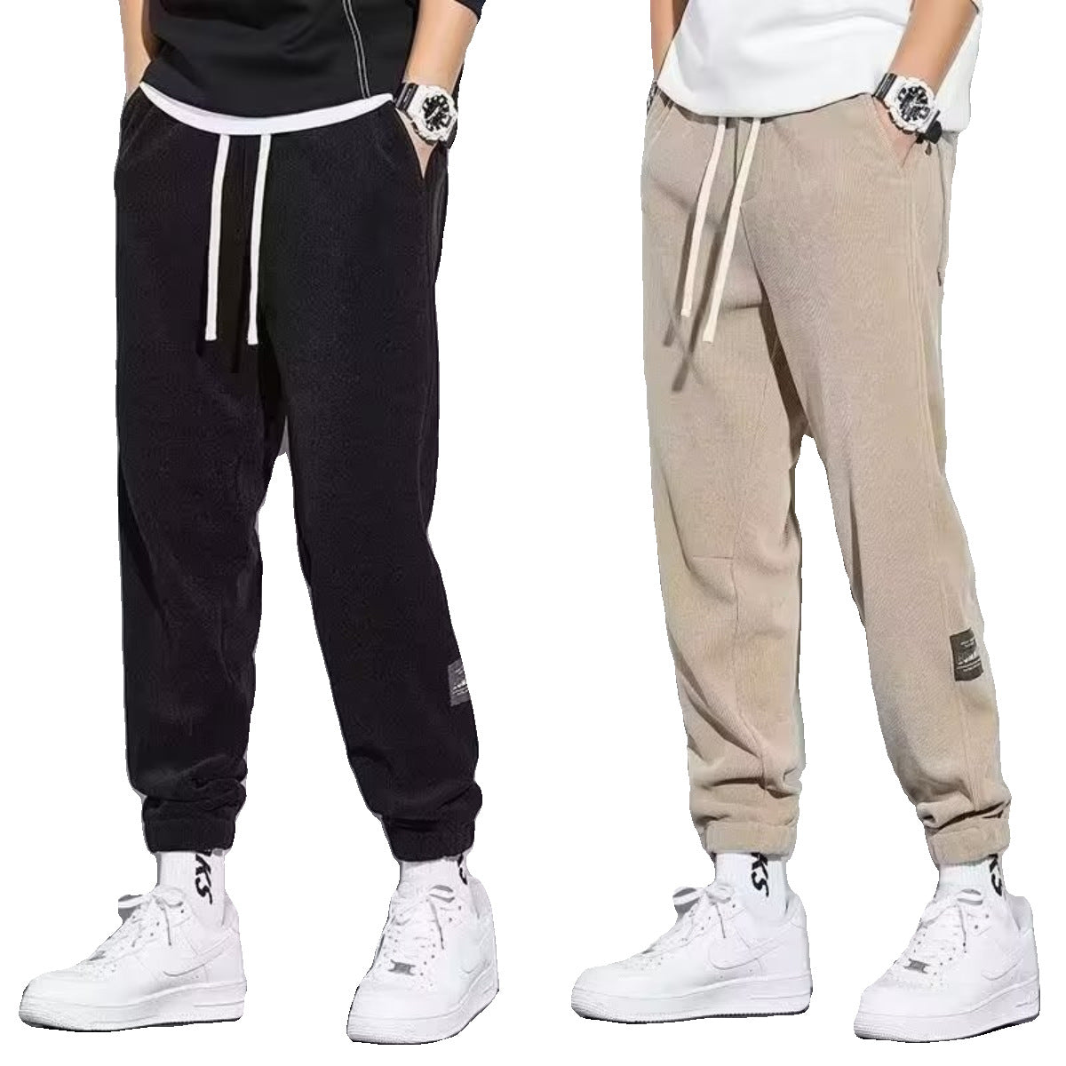 Men’s Casual Corduroy Sweatpants – All-Match Style