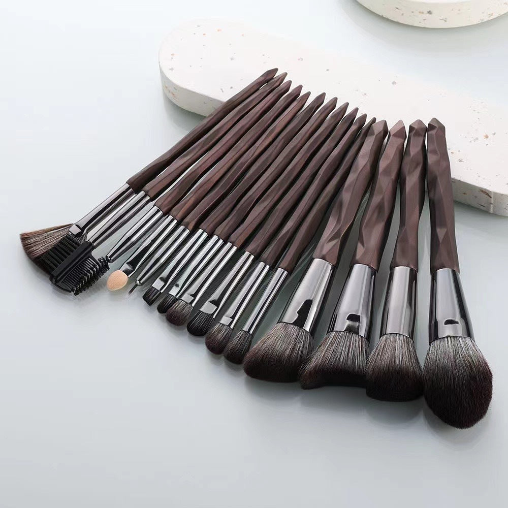 Makeup Brush Set – Nose Shadow, Wool Blush & Foundation Brushes Full Kit