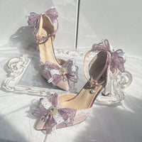 Purple Stiletto Heel 5cm