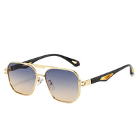 Gold Frame Blue And Yellow