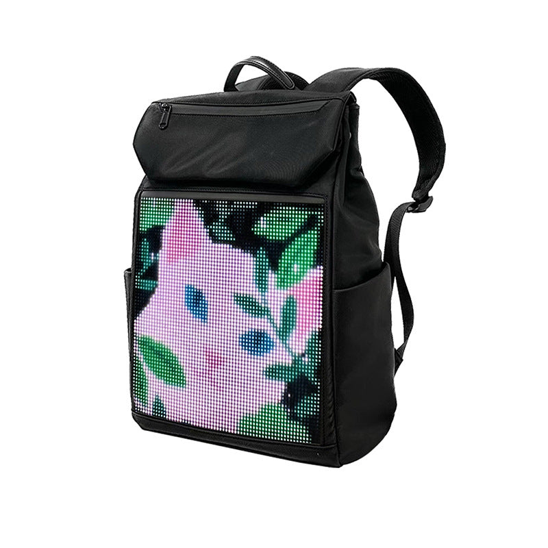 LED Backpack Advertising Screen Electronic Intelligent Briefcase