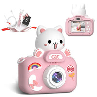Big Head Cat Pink Suit