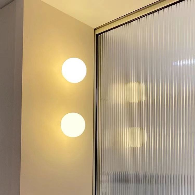 Ball Minimalist Designer Model Glass Wall Lamp