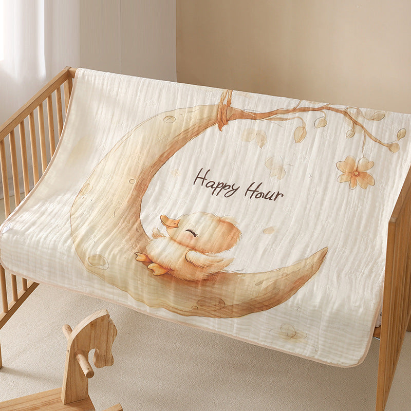 One-piece Cartoon Cotton Baby Blanket
