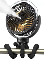 Black Octopus Spray Fan