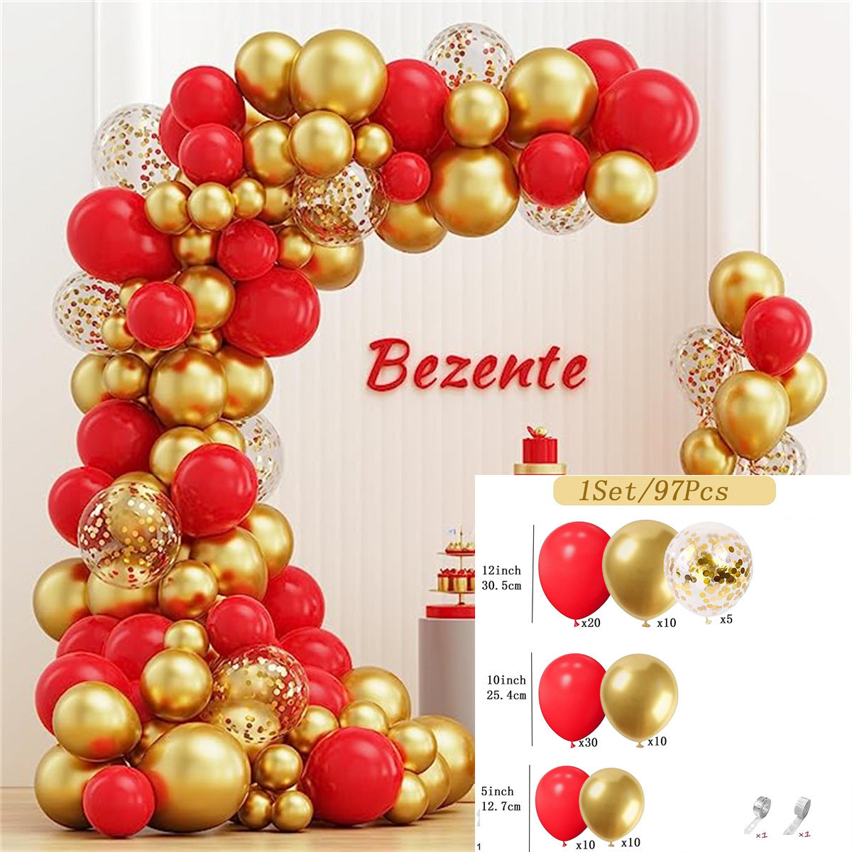 Party Balloon Layout Set Theme Decoration